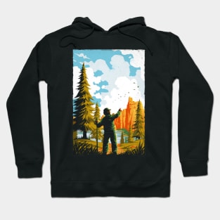 National Park Traditional Design Hoodie